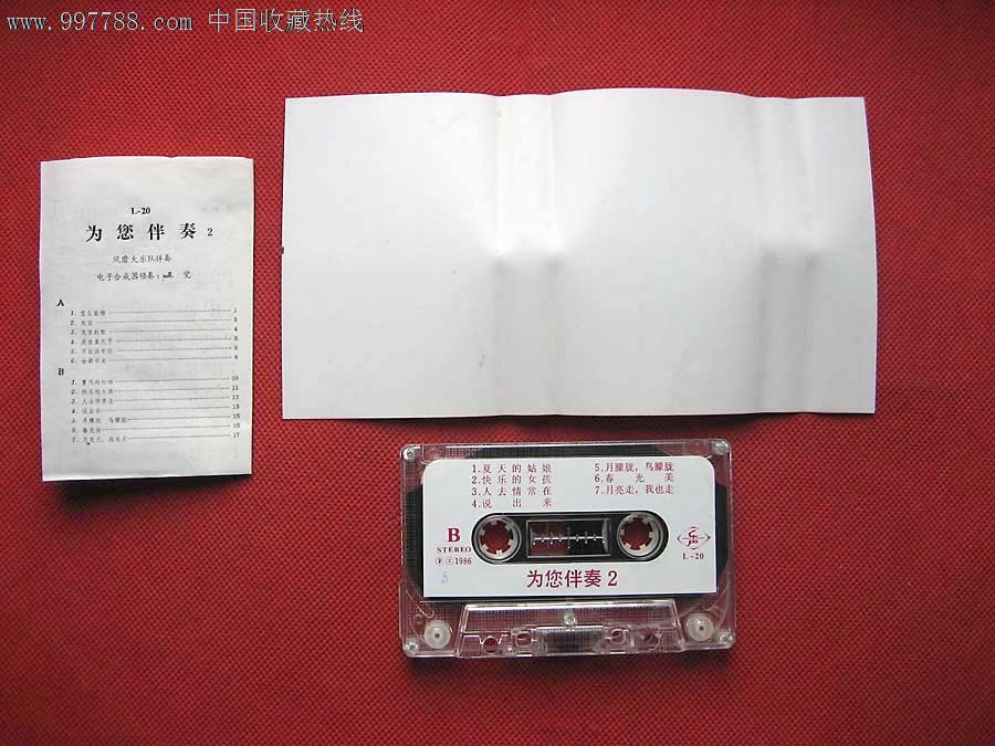 《为您伴奏-风靡歌曲伴奏带2》-价格:15元-se1