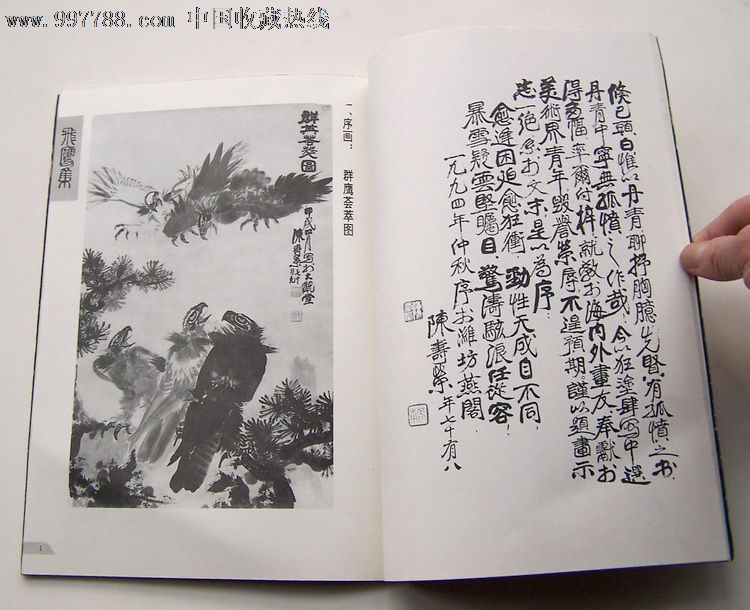 《著名金石书画家陈寿荣飞鹰集》