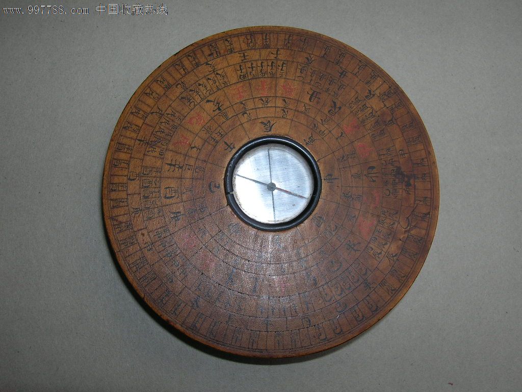 民国完美罗经盘_其他宗教藏品_古旧票证章币