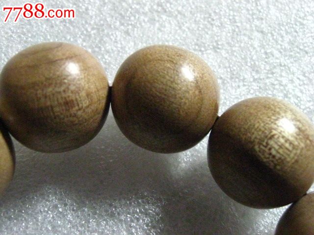 金丝楠木手链,18mm,已包浆。13颗。_木佛珠\/