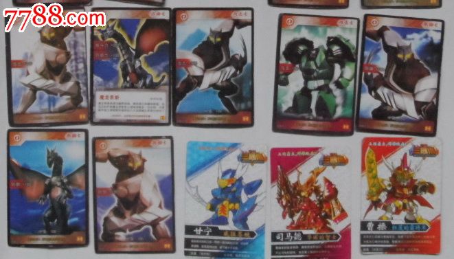 蛋神奇踪及三国传，20枚,游戏卡\/点卡,普通游戏点卡,年代不详,其他发行商,产地不详,纸片卡,游戏角色,杂卡混合销售,se16465317,零售,中国收藏热线