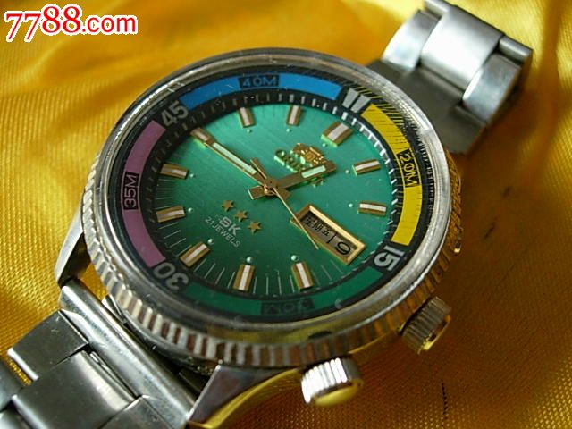 二手手表日本原装双狮海霸表SK全自动机械表(大表径)-价格:380元-se16672291-手表\/腕表-零售-中国收藏热线