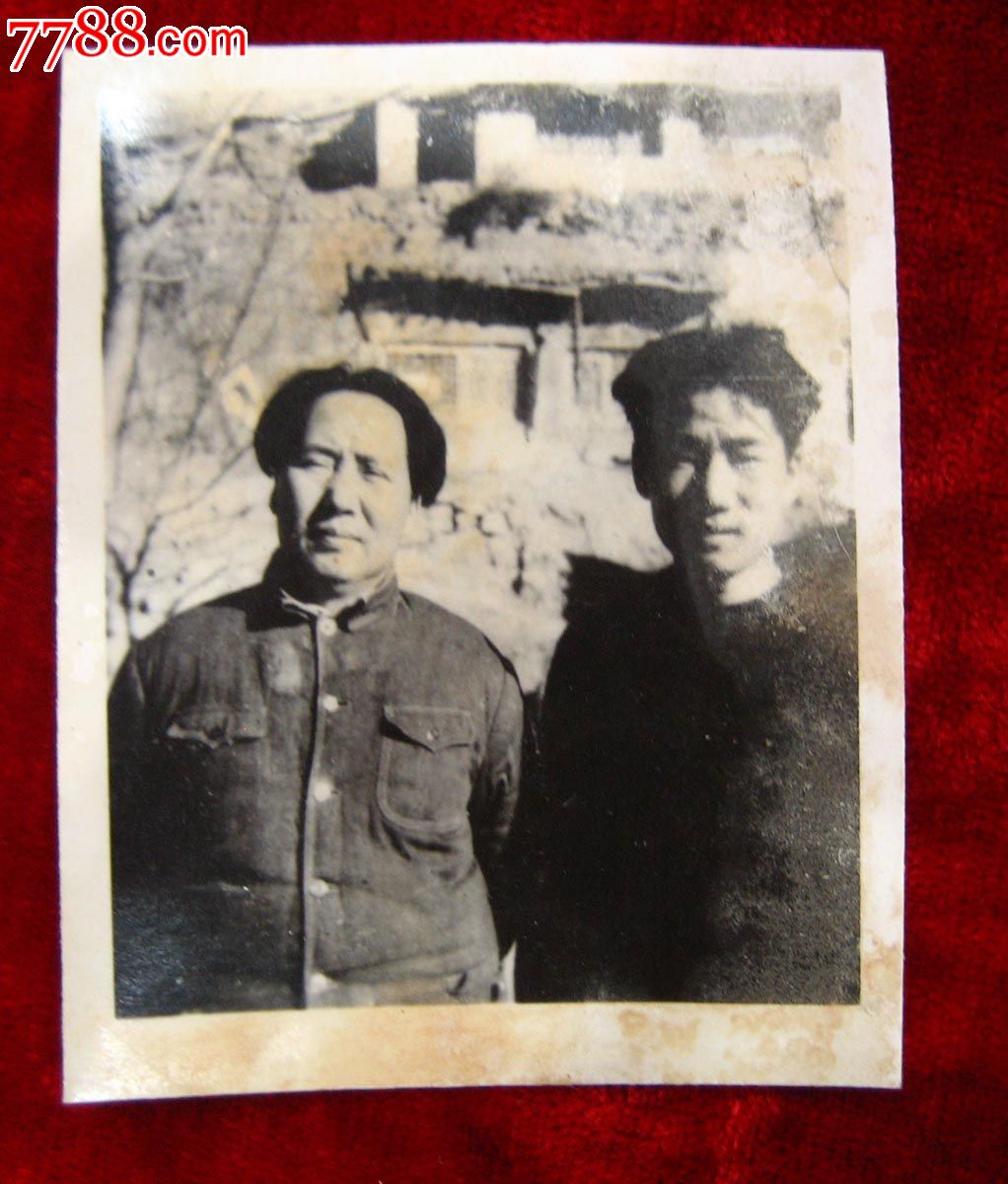 老相片:毛泽东和毛岸英的照片-价格:80元-se16