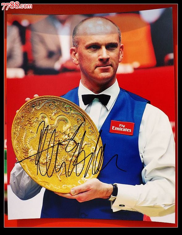 斯诺克球员8人签名10寸照片-价格:1600元-se1