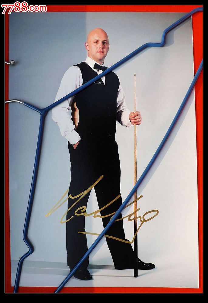 斯诺克球员10人签名12寸照片_老照片_祥云流