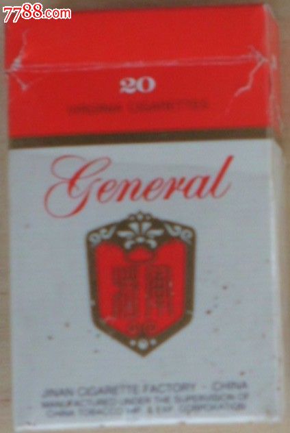 中国烟草进出口公司监制-将军(中英文)