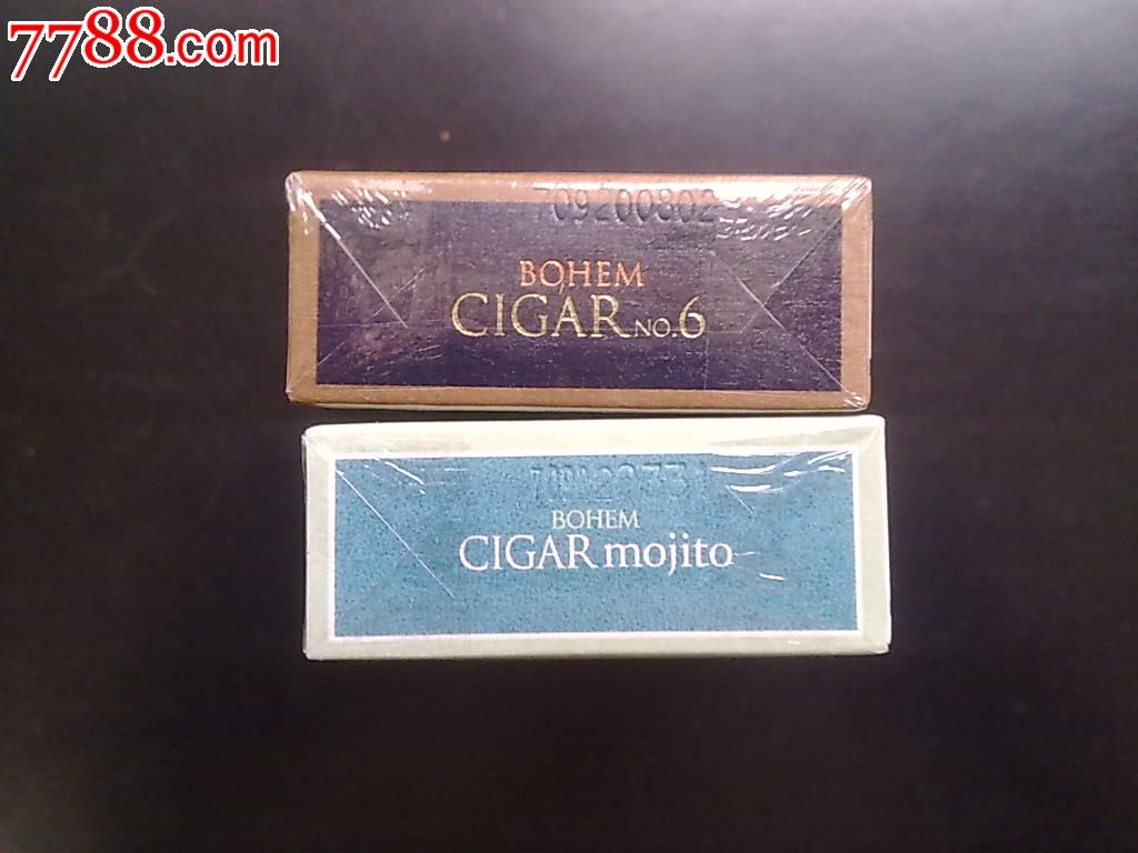 BOHEMCIGAR宝恒雪茄2个合售,烟标\/烟盒,卡标