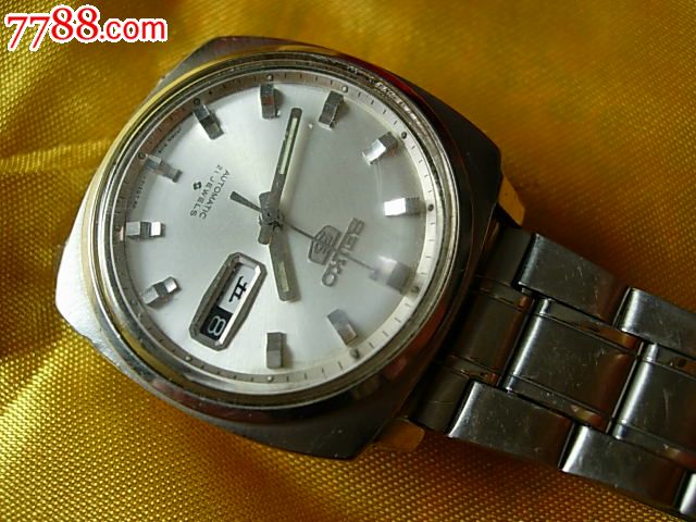 二手手表日本原装精工全自动机械表(白色表盘),手表\/腕表,机械,八十年代(20世纪),精工,钢,日本,三针,se17238265,零售,中国收藏热线