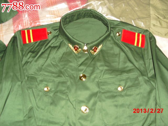 87武*士兵涤卡冬常服_旧军服_八十年代最可爱
