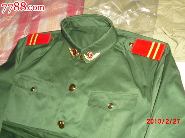 87武*士兵涤卡冬常服_旧军服_八十年代最可爱