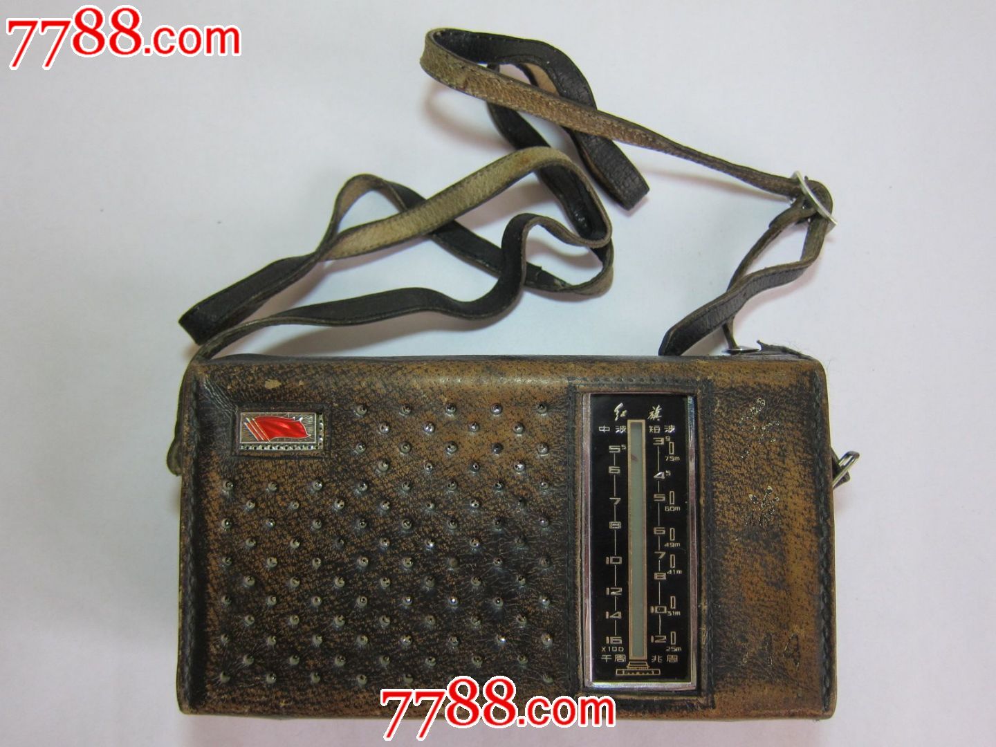 老文革红旗牌收音机,收音机,半导体收音机,年代