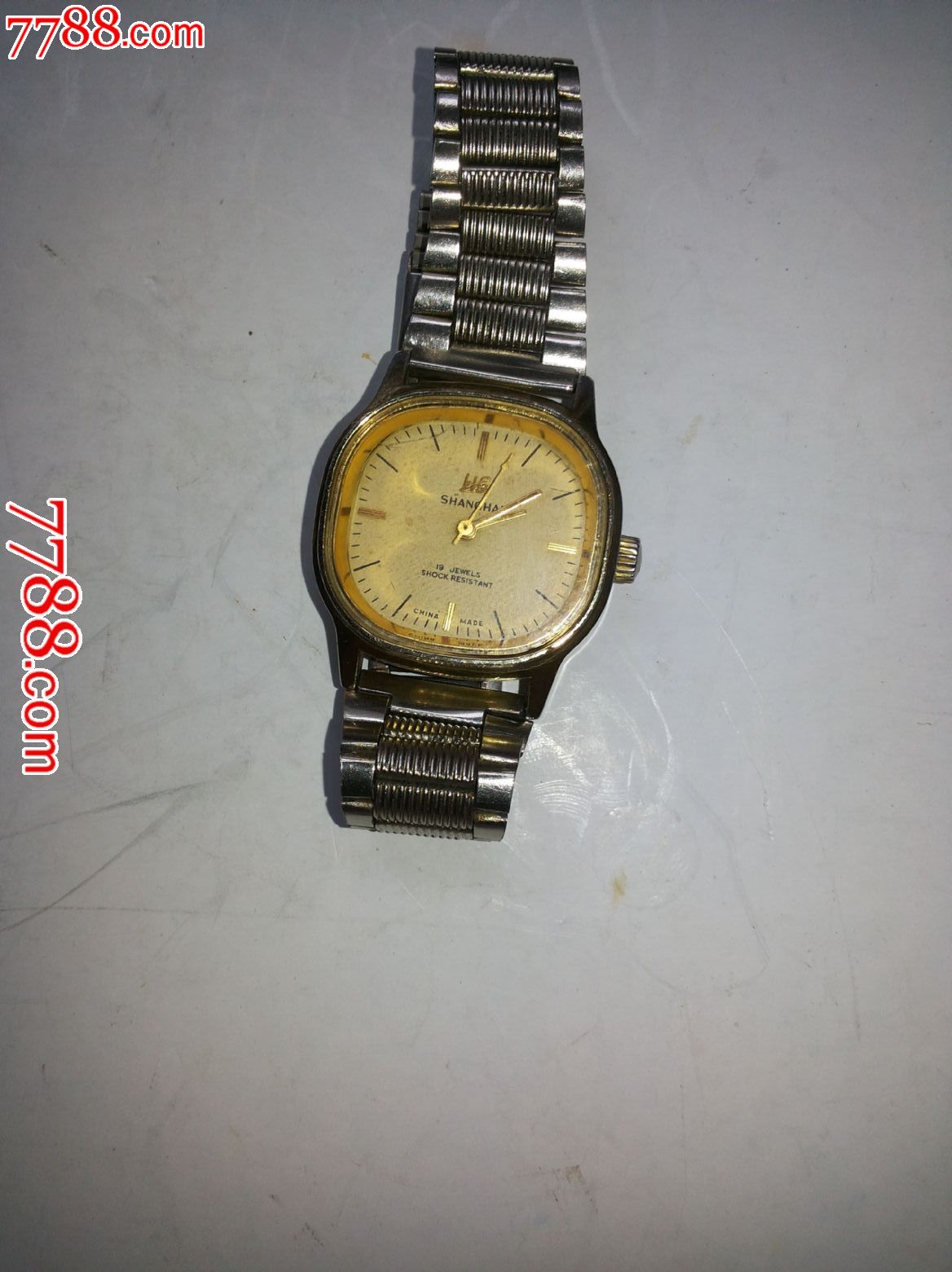 老上海表,手表\/腕表,机械,年代不详,上海,钢,中国