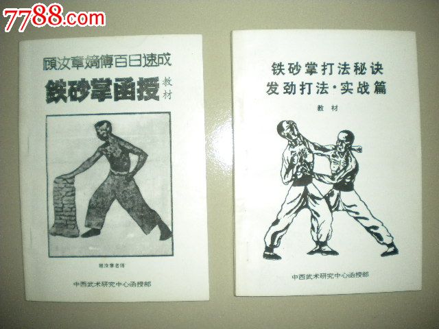 顾汝章嫡传百日速成铁砂掌函授教材,其他文字
