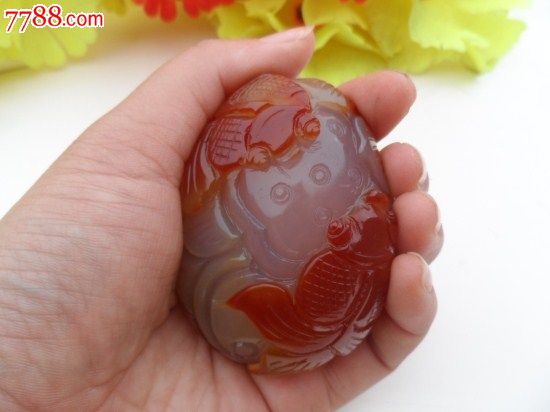 天然红玉髓玛瑙手把件金丝玉戈壁彩玉手把件乌尔禾宝石光原石-价格:860元-se18037773-红宝石-零售-中国收藏热线