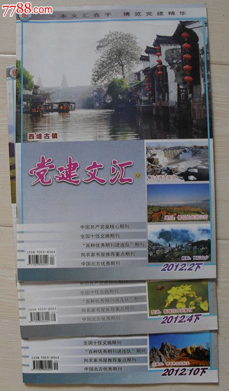 《党建文汇》2012年(2,4,10)下半月_文字期刊