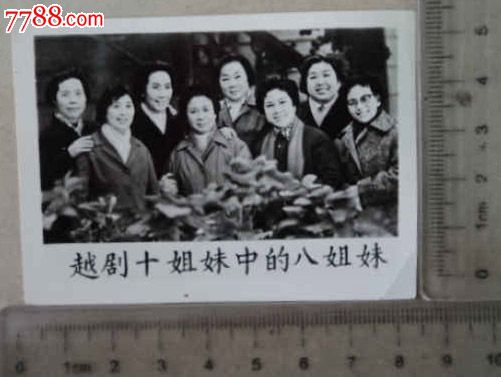 越剧<em>十姐妹</em>中的八姐妹留影(老照片)-<em>价格</em>:12元