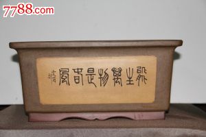 紫砂前五十年代文革砂云百马槽古盆紫砂盆视频开头音乐芝麻图片