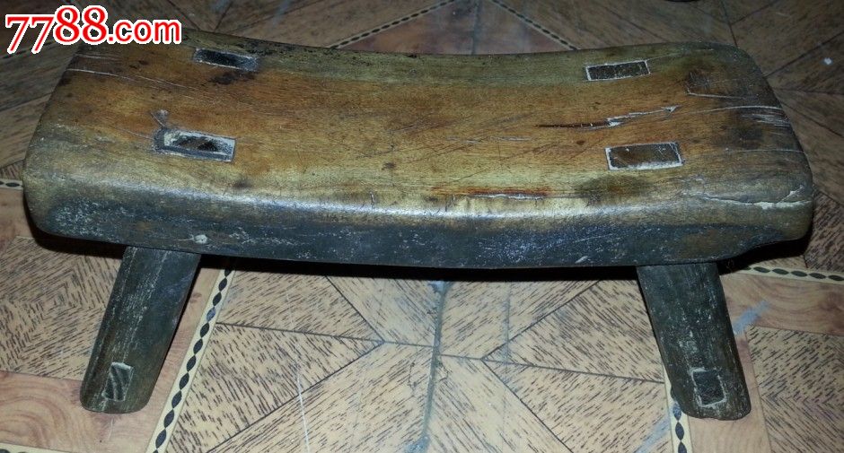 特价民国小凳子形状的枕头包老怀旧民俗物品老木工艺