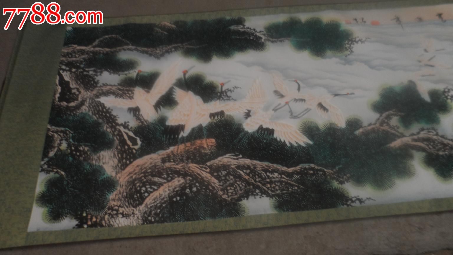 著名书画家【周金】特大书画,尺寸,213x90cm1144