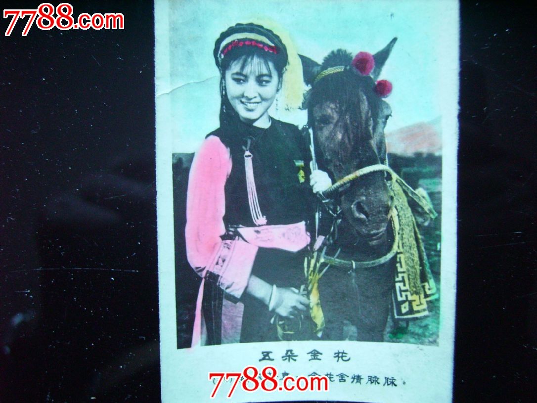 五朵金花_老照片_梅花扑克收藏【中国收藏热线】