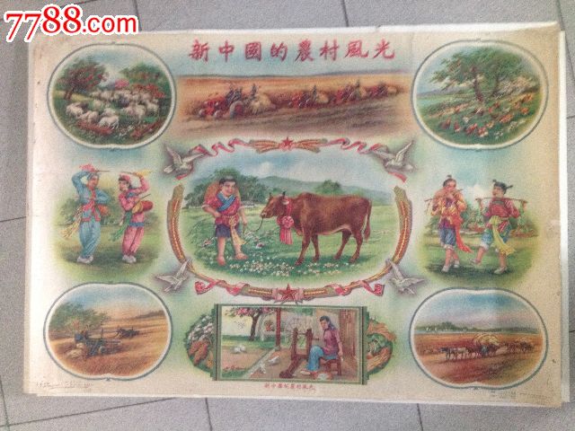 新中国农村风光