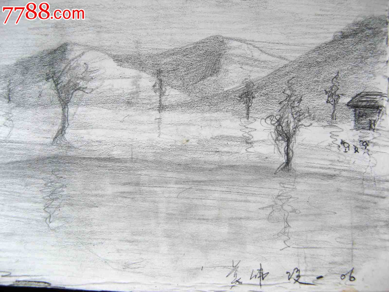 素描风景画如何画？-怎么画风景素描画