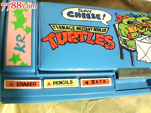 忍者神龟自动铅笔盒,上海联营产品_笔盒\/文具