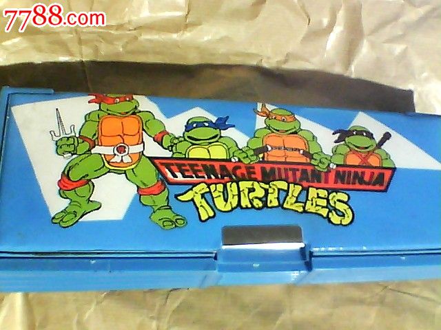 忍者神龟自动铅笔盒,上海联营产品_笔盒\/文具