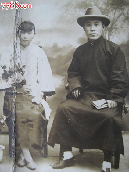 民国宁波佰<em>姓</em>的<em>生活</em>写真,老<em>照片</em>-- 小型合影照