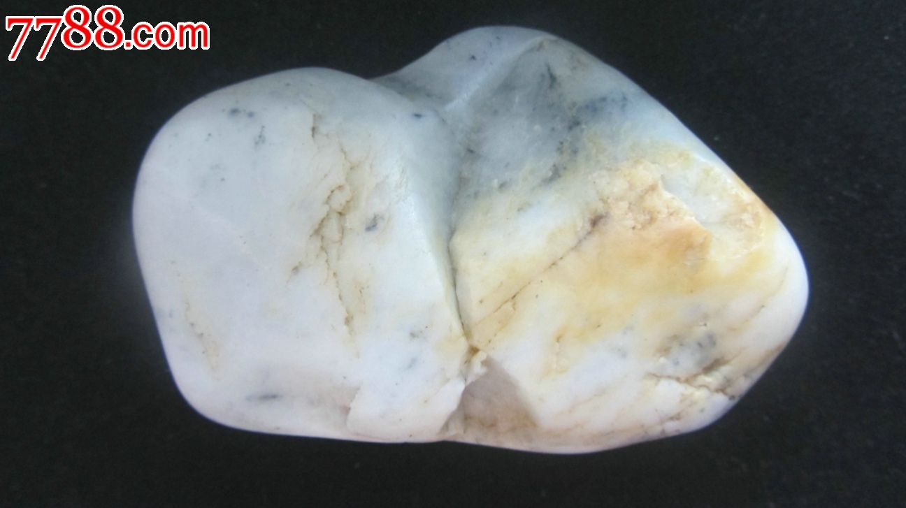 新疆和田玉青花带洒金皮籽料,和田玉,年代不详