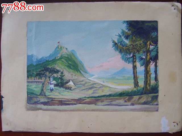70年代水粉画d