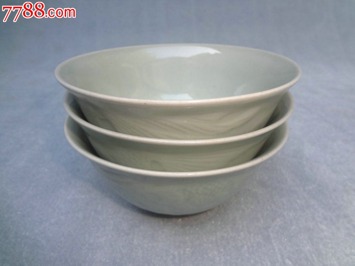 金鱼纹影青老瓷碗,釉厚实润泽_价格386元_第10张_7788收藏__中国收藏