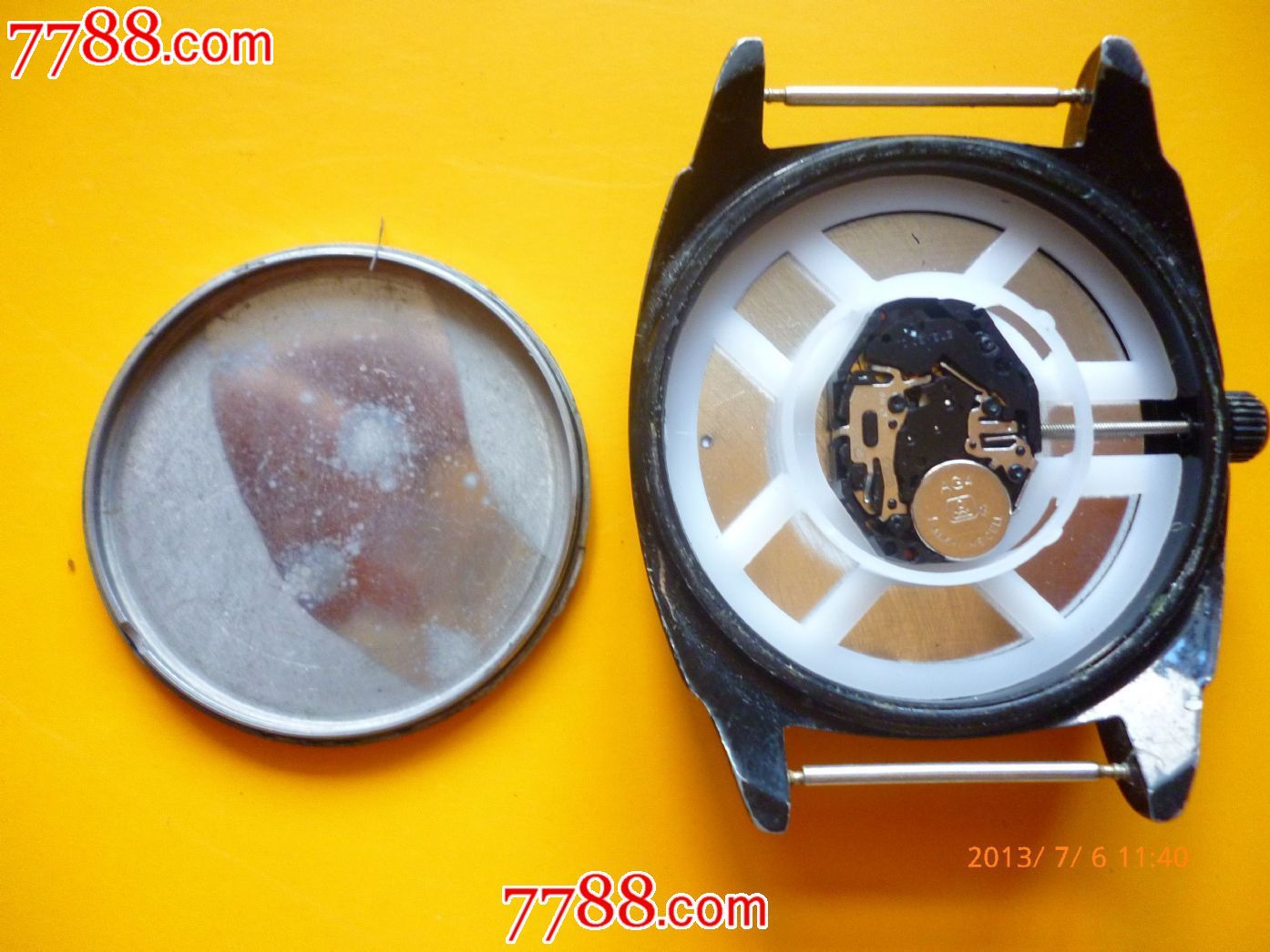 圆转盘电子数字显示男士电子表一块!-价格:15元