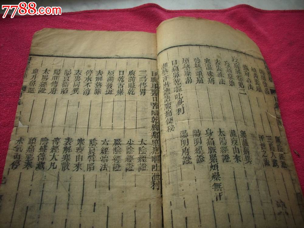清道光-燮电影医学精舍书【四圣悬枢】五卷1厚册一套全!木刻23.杨闳文尺寸图片