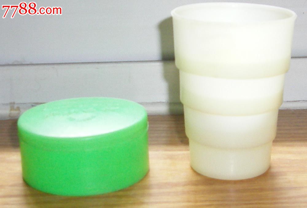 便携盒子的水杯塑料材质怀旧收藏旅行口杯北京