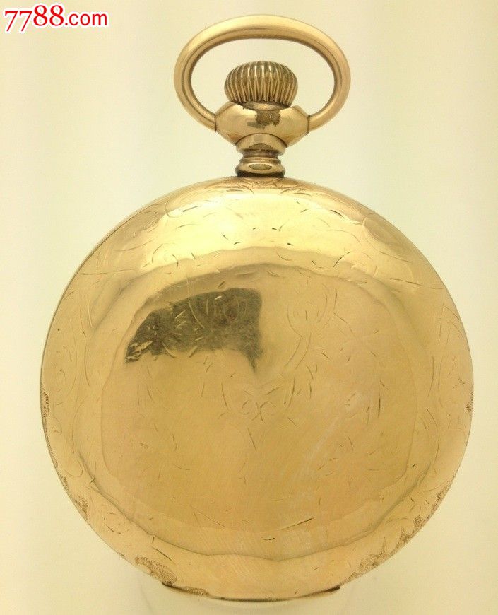 1892年美国elgin55毫米包金铁路怀表_怀表\/挂