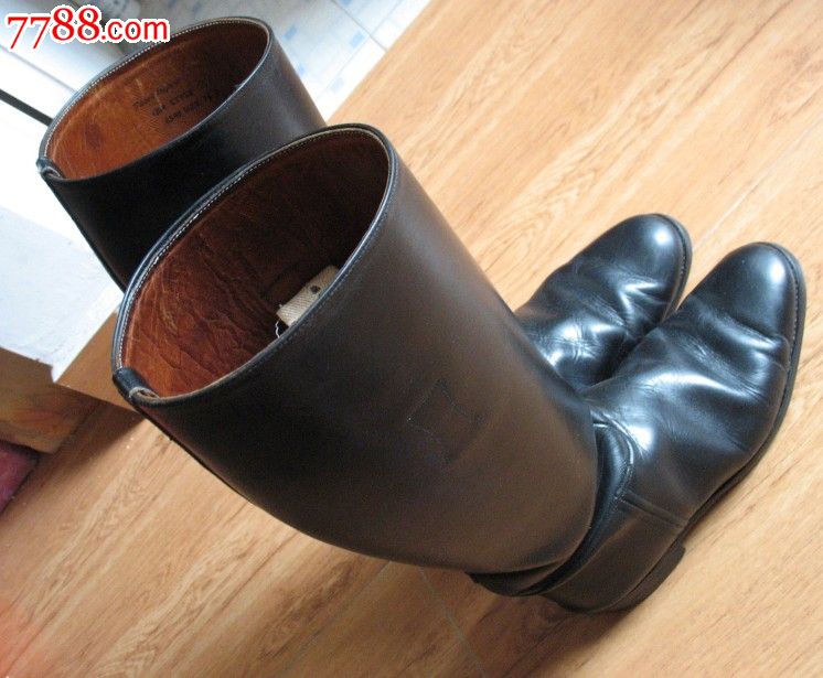 英国原产高筒亮皮马靴,高档马靴,倚仗骑兵,男靴,军靴