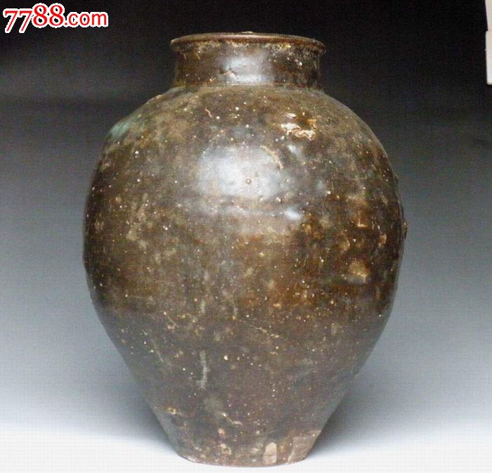 346宋代酱釉大陶罐-价格:660元-se19258460-