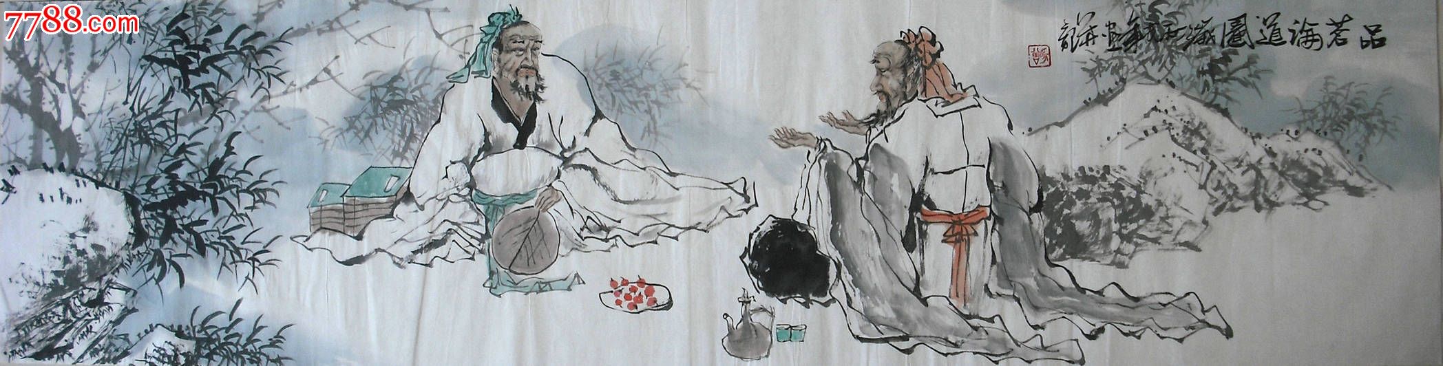 品种: 人物国画原作-人物国画原作 属性: 历史故事画原画,,水墨/写意