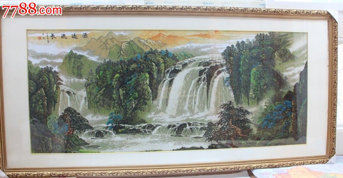 十字绣源远流长,2.08*96你绝对的理想,山水画理