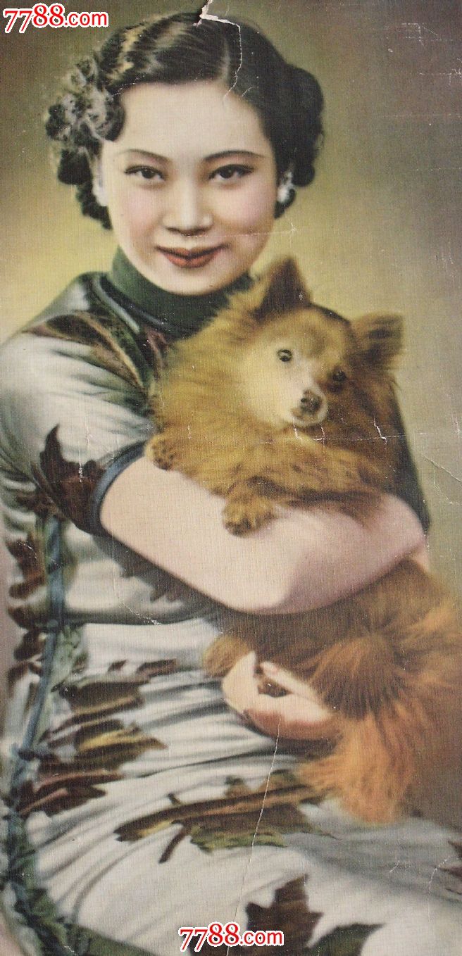 民国影星蝴蝶美人画-价格:8000元-se20081941-年画\/宣传画-零售-中国收藏热线