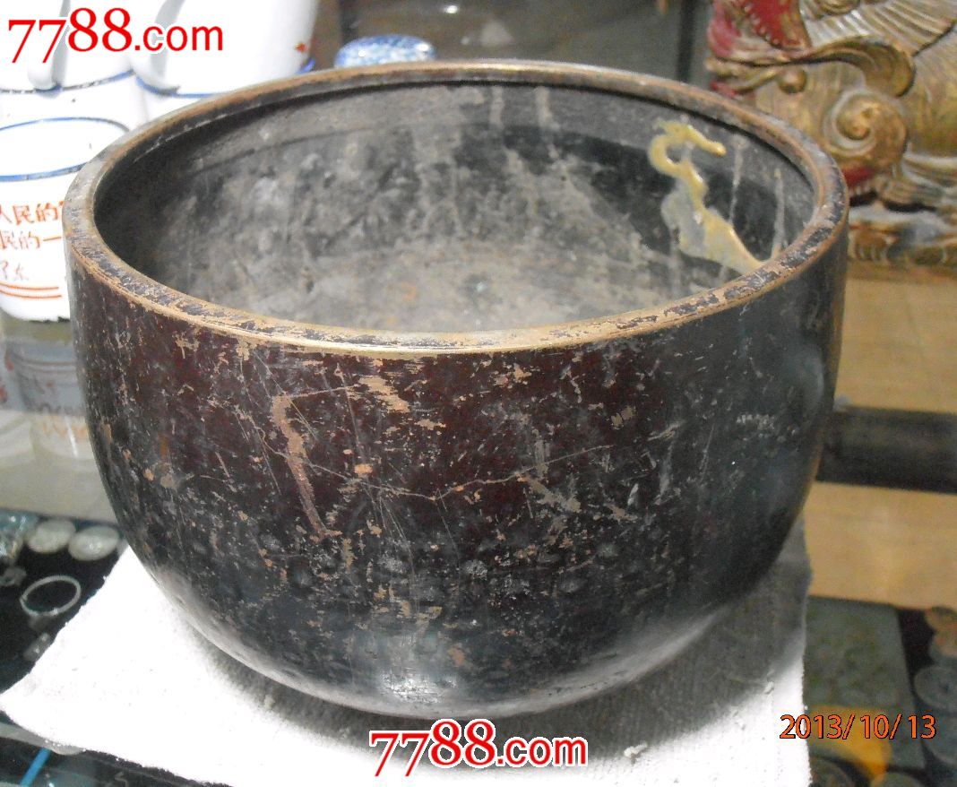 超级厚重大的铜磬
