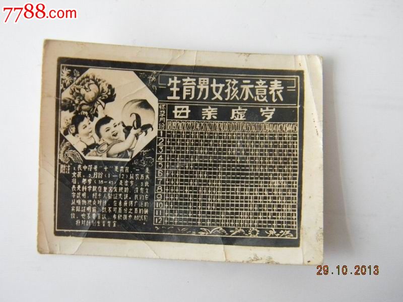 生男生女示意图_老照片_及古堂