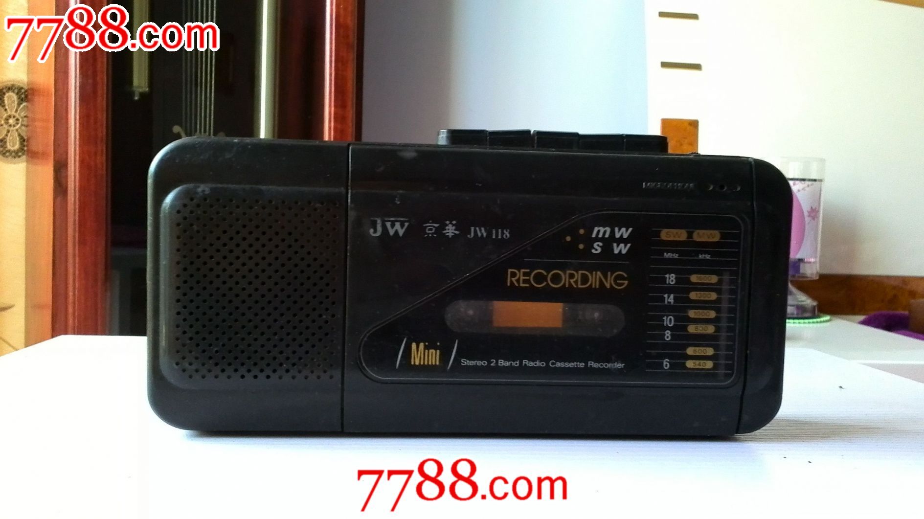 京华牌JW-118收录机--赠送,三用机\/两用机,收录