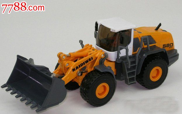 凯迪威合金工程车推土机模型儿童玩具车大铲车
