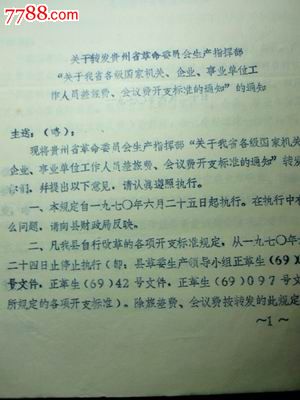 关于各级机关企业等差旅费会议费标准的通知,