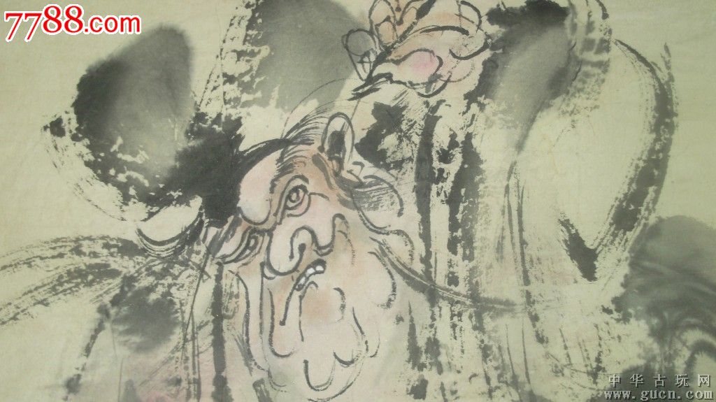 国画济公图,墨道山人笔墨潇洒大气豪放,造型也