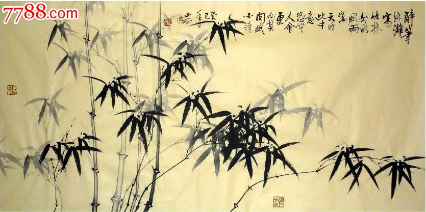 吴林德·四尺墨竹