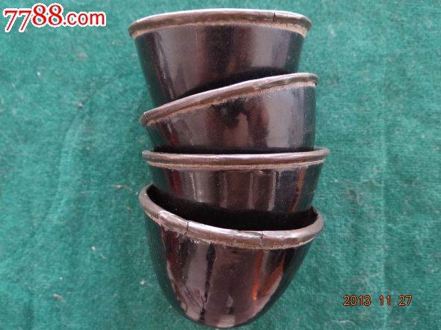 宋代黑漆木杯_木盘\/木盛具_求索阁