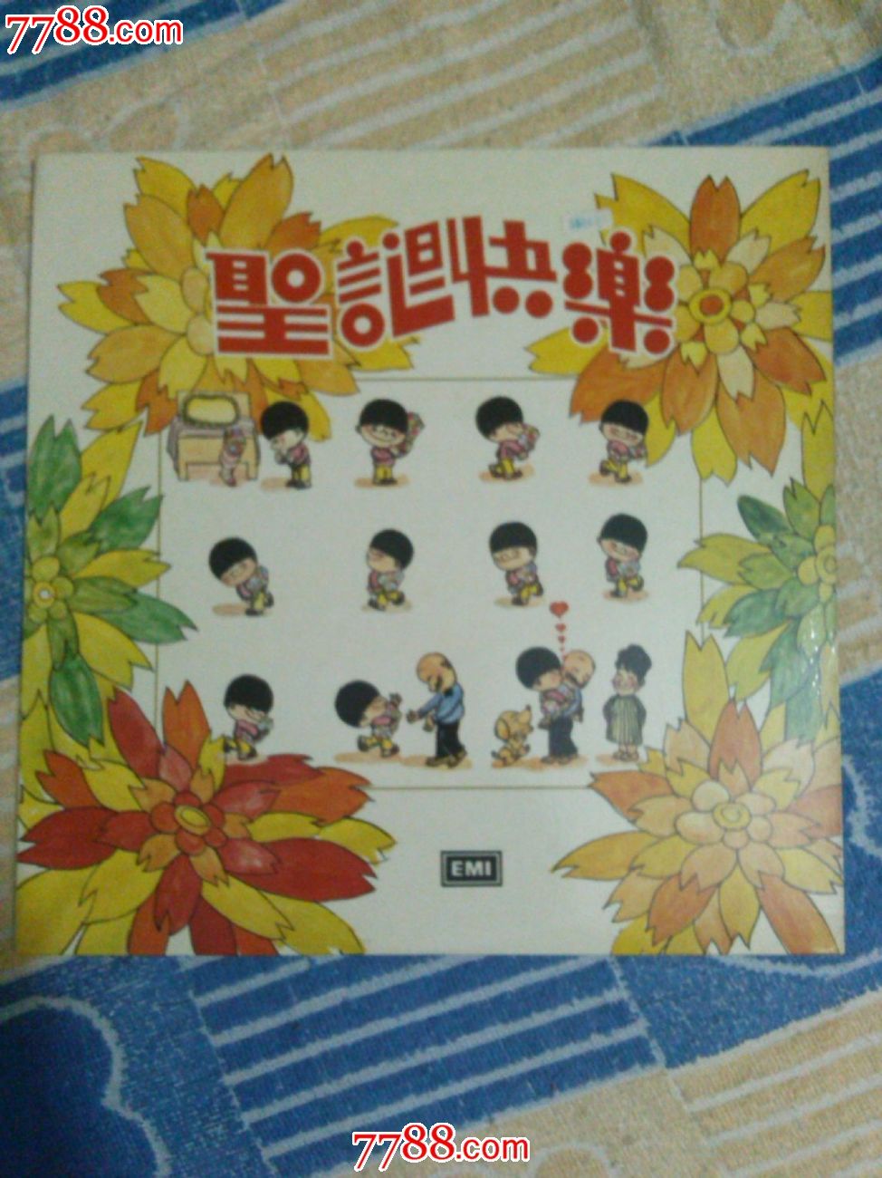 《圣诞快乐》*版黑胶唱片LP,老唱片\/胶片,黑胶